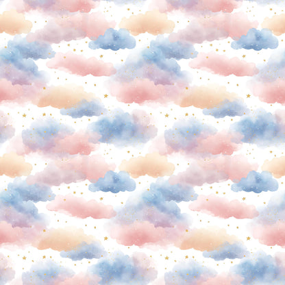 Night Clouds Fabric - Shop now at American Fabric Prints