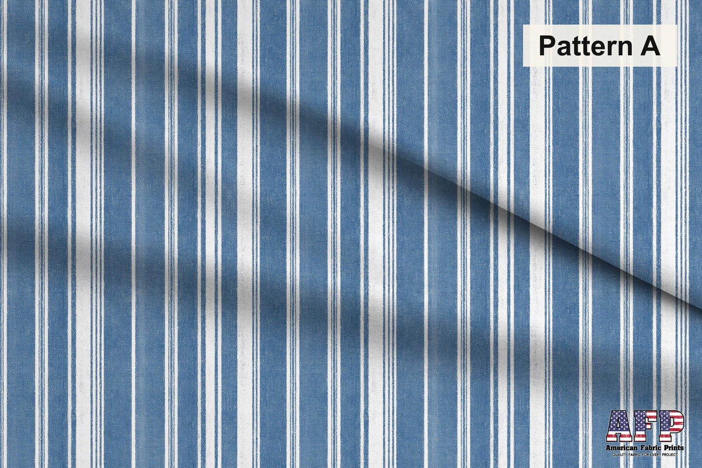 Blue Striped Fabric Bundle Set - Shop now at American Fabric Prints