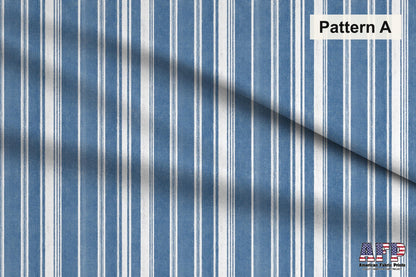Blue Striped Fabric Bundle Set - Shop now at American Fabric Prints