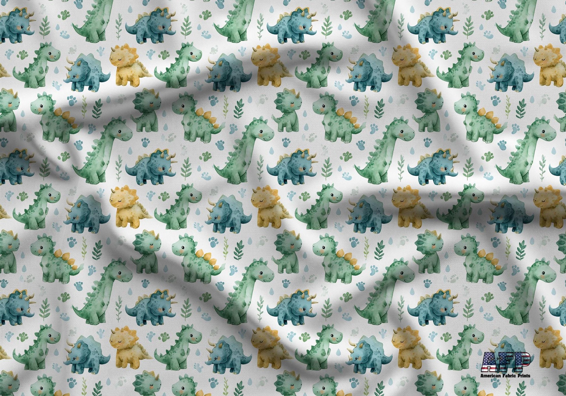 Dino Fun Fabric - Shop now at American Fabric Prints