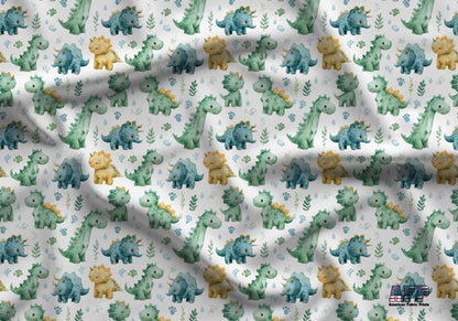 Dino Fun Fabric - Shop now at American Fabric Prints