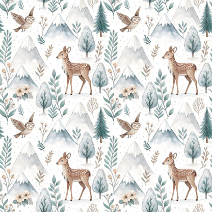 Cool Forest Fabric - Shop now at American Fabric Prints