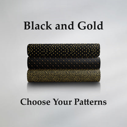 Black and Gold Fabric Bundle Set - Shop now at American Fabric Prints