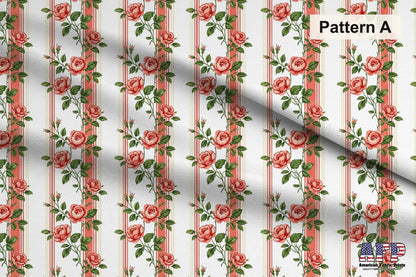 Coral Floral Fabric Bundle Set - Shop now at American Fabric Prints