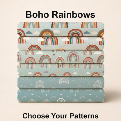 Boho Rainbows Fabric Bundle Set - Shop now at American Fabric Prints