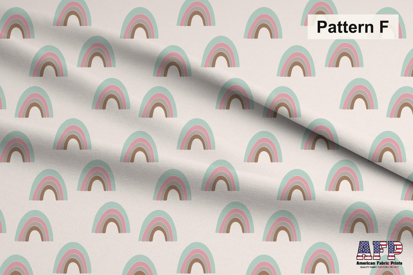 Pastel Nursery 2 Collection. Pattern F Shown. Shop now at American Fabric Prints.