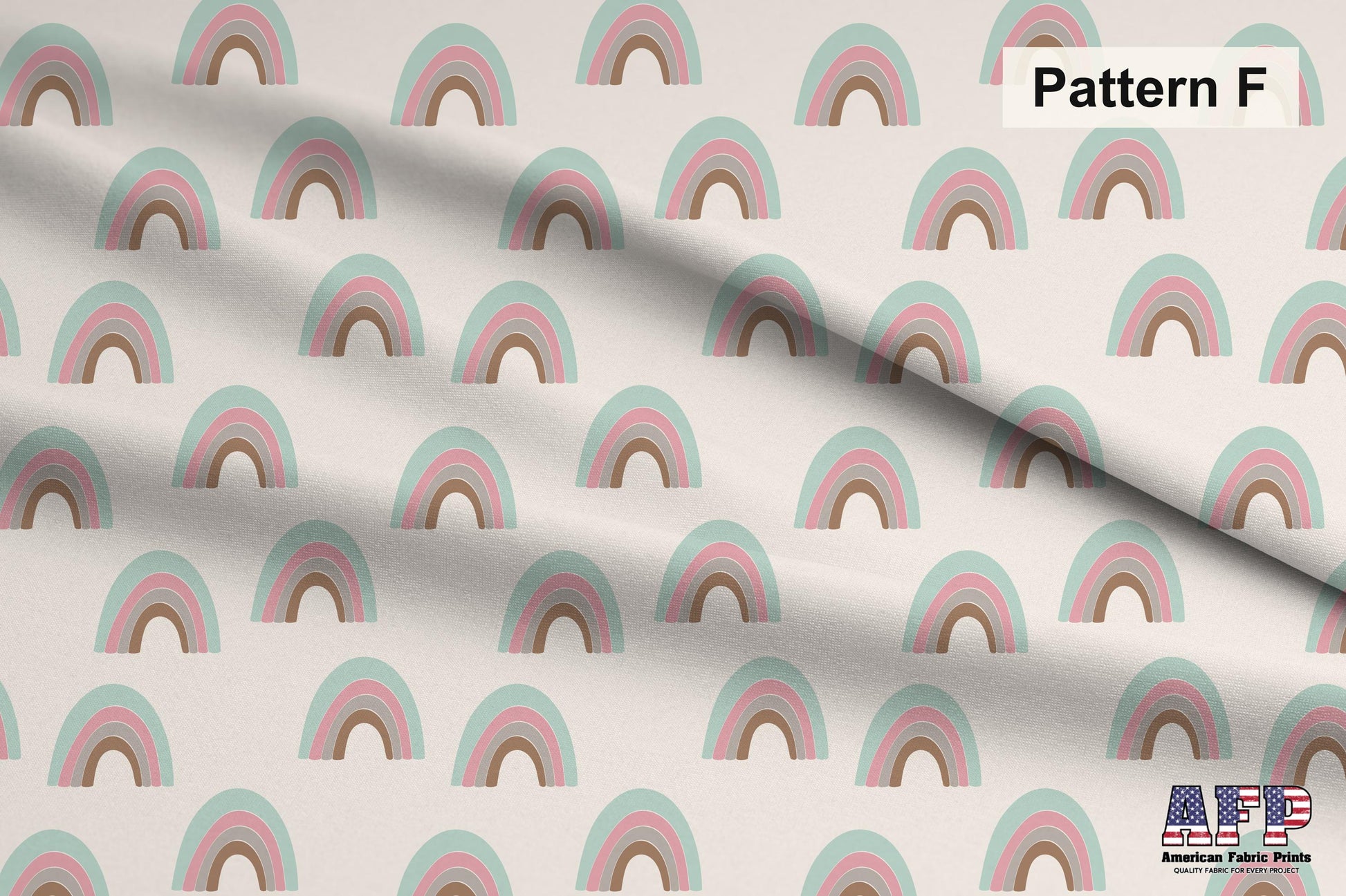 Pastel Nursery 2 Collection. Pattern F Shown. Shop now at American Fabric Prints.