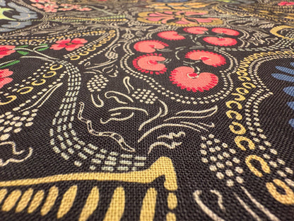 Designer Floral Paisley Pattern on Cotton Fabric. Shop now at AmericanFabricPrints.
