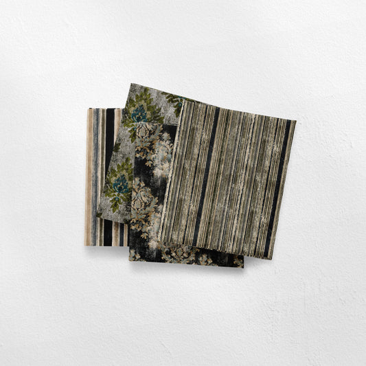 Grunge Greens Fabric Bundle Set - Shop now at American Fabric Prints