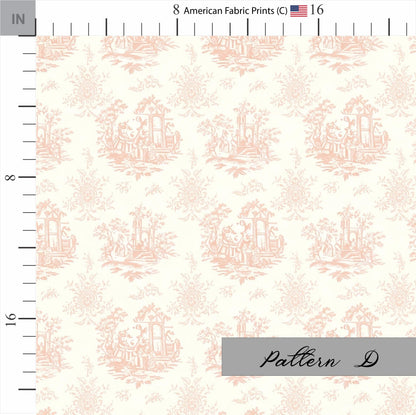 Coquette Aesthetic Fabric 1 Bundle. Pattern D. Shop now at American Fabric Prints.