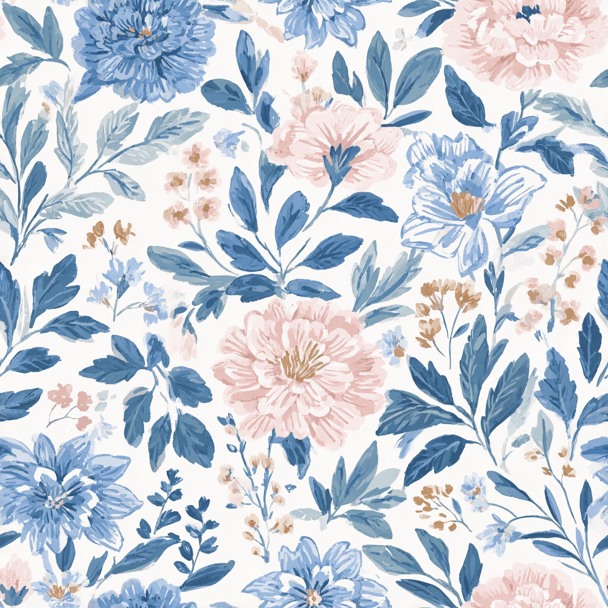 Delicate Floral Fabric - Shop now at American Fabric Prints