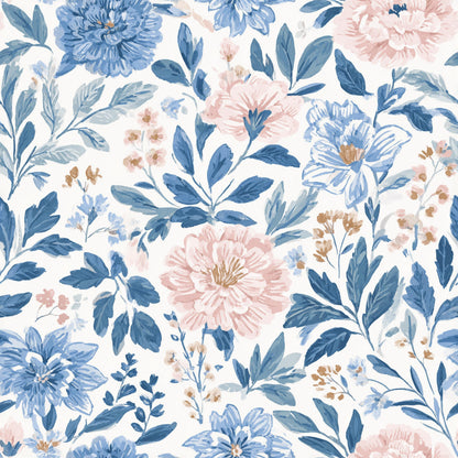 Delicate Floral Fabric - Shop now at American Fabric Prints