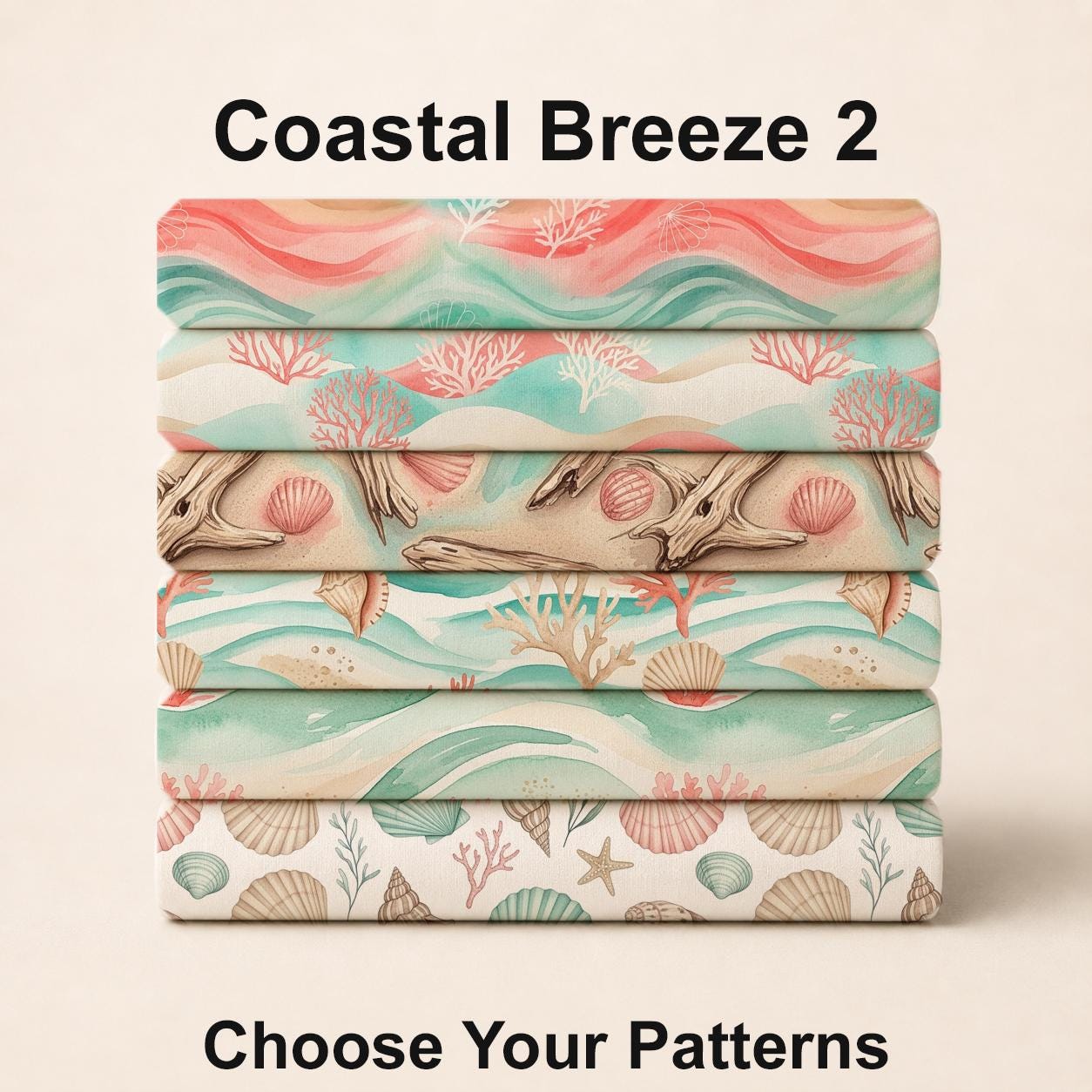 Coastal Breeze 2 Fabric Bundle Set - Shop now at American Fabric Prints