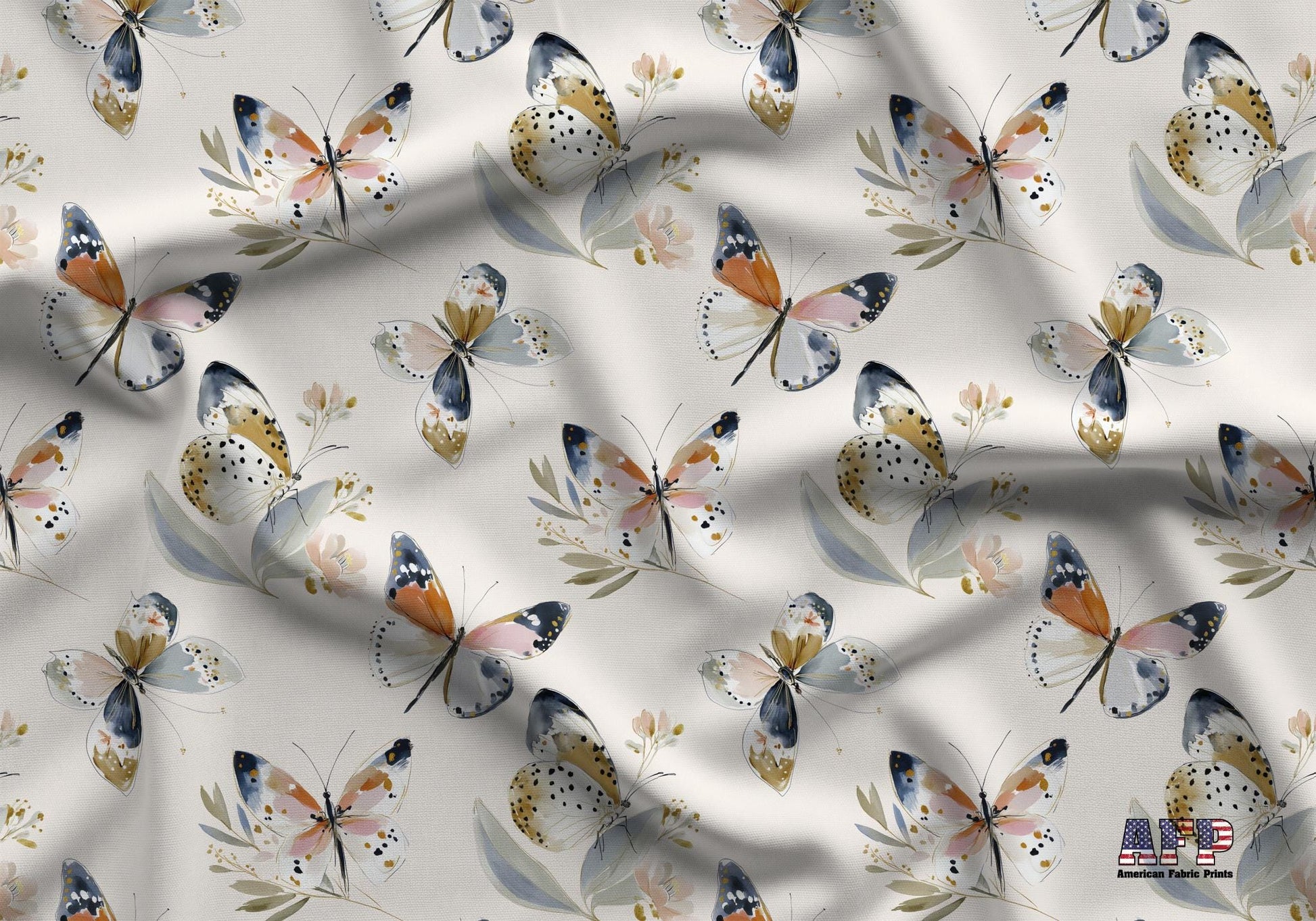 Butterfly Fields Fabric - Shop now at American Fabric Prints
