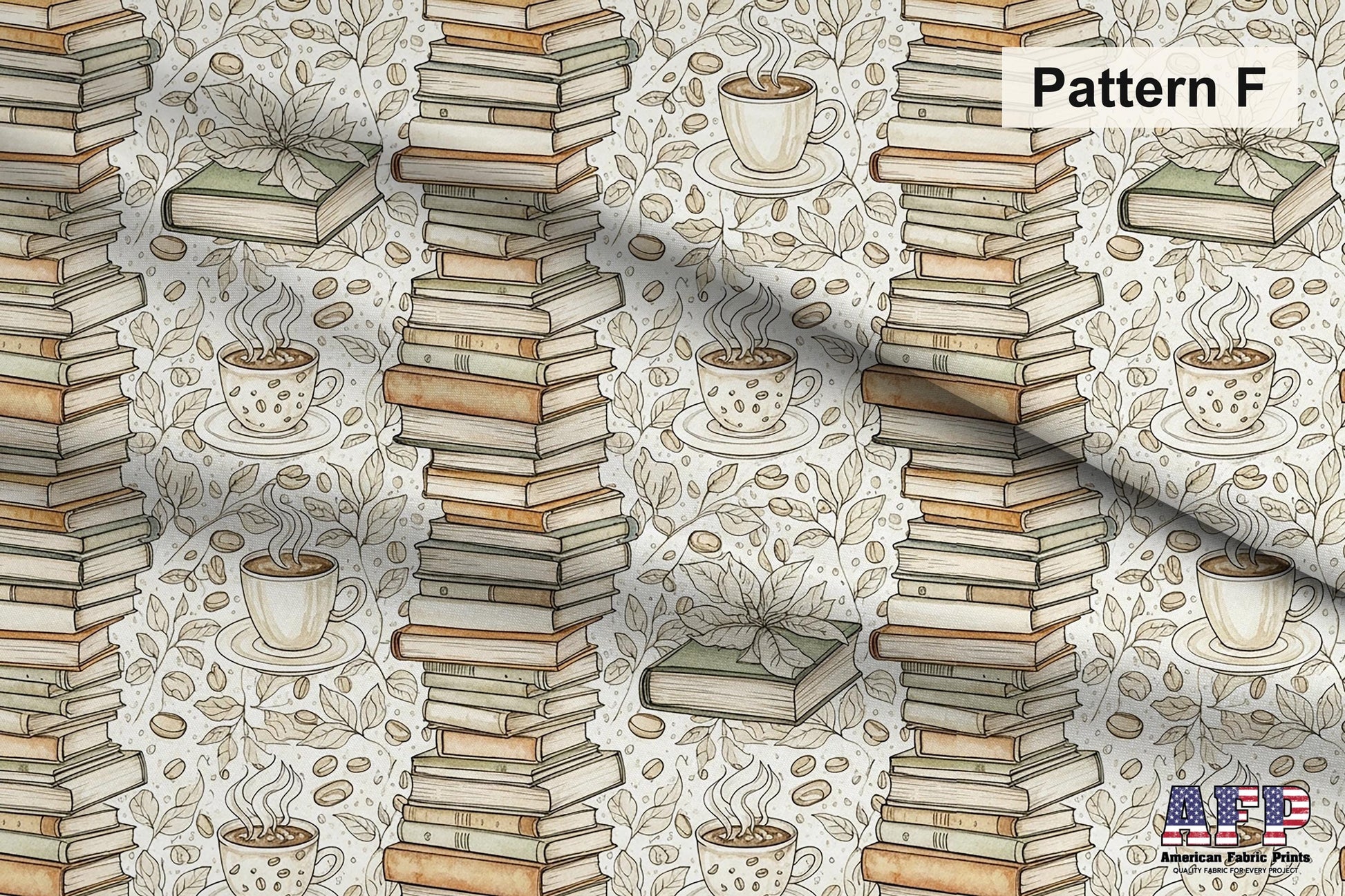 Coffee + Books Fabric Bundle Set - Shop now at American Fabric Prints