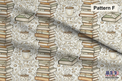 Coffee + Books Fabric Bundle Set - Shop now at American Fabric Prints