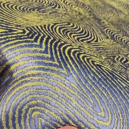 Fabricut - Patina Cobalt, Jacquard Luxury Fabric, Premium Upholstery Fabric, Fabric for Upholstery, Crypton Coated, Contemporary, Modern