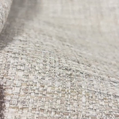 Basketweave Neutral Color Woven Fabric, Furniture Fabric, Premium Upholstery Fabric, Fabric for Upholstery, Crypton Coated Fabric