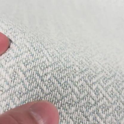 Seafoam Teal Fabric, Heavy Woven Fabric, Luxury Fabric, Premium Upholstery Fabric, Fabric for Upholstery, Crypton Coated Performance