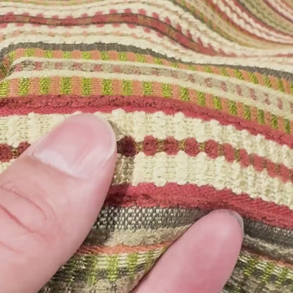 Kravet Design Striped Chenille Woven Fabric, Luxury Fabric, Premium Upholstery Fabric, Fabric for Upholstery, Crypton Performance